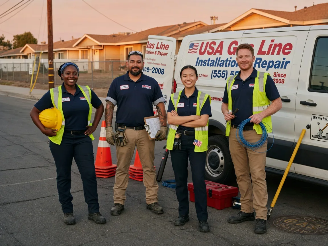 Gas Line Installation company in Left Hand, WV